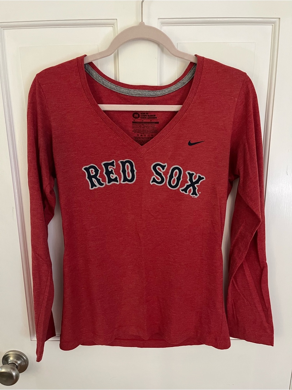 🌟Red Sox Nike Slim Fit Long Sleeve Shirt Size Medium